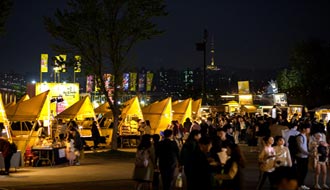 韓國(guó).文化夜生活，2019首爾夜貓子夜市